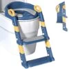 Zindelijkheidstraining Stoel Met Opstapje Ladder, Zindelijkheidstraining Toilet Voor Kinderen Jongens Meisjes Peuters-comfortabel Veilig Potje Stoel Met Anti-slip Pads Ladder - Blauw