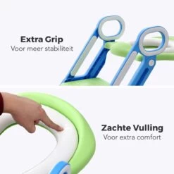 LifeGoods WC Verkleiner Met Trapje - Trainer Met Opstapje - 2 Tot 7 Jaar - Groen/Blauw -Winkel voor babyproducten 1200x1200 672