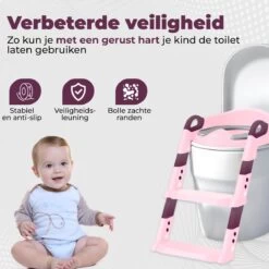 WC Verkleiner Met Trapje - Inclusief Handvaten - Opvouwbaar - 2 Tot 7 Jaar - Roze - Paars -Winkel voor babyproducten 1200x1200 694