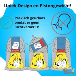 Luieremmer Large Zilver - Groot - Zonder Navulling - Geschikt Voor Pampers En Huggies - Stoma -Winkel voor babyproducten 1200x1200 705