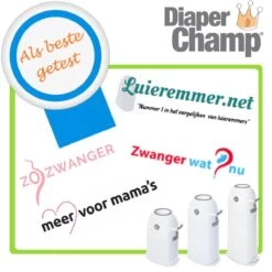 Luieremmer Large Zilver - Groot - Zonder Navulling - Geschikt Voor Pampers En Huggies - Stoma -Winkel voor babyproducten 1200x1200 708