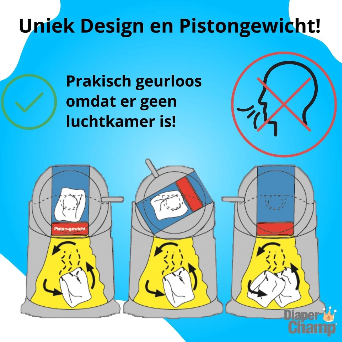 Luieremmer Medium Zilver - Middel - Zonder Navulling - Geschikt voor Pampers en Huggies - Stoma Luieremmer Medium Zilver - Middel - Zonder Navulling - Geschikt Voor Pampers En Huggies - Stoma -Winkel voor babyproducten 1200x1200 735