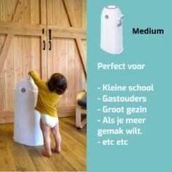 Luieremmer Medium Zilver - Middel - Zonder Navulling - Geschikt Voor Pampers En Huggies - Stoma 8 Luieremmer Medium Zilver - Middel - Zonder Navulling - Geschikt Voor Pampers En Huggies - Stoma -Winkel voor babyproducten 1200x1200 736