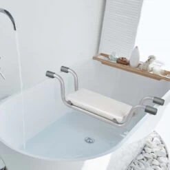 Vivamore Badzitje - Badstoeltje Tot Max. 150 KG - 74 X 23 X 18 CM - Badkruk - Anti-Slip Poten - Stevig Frame - Wit -Winkel voor babyproducten 1200x1200 761