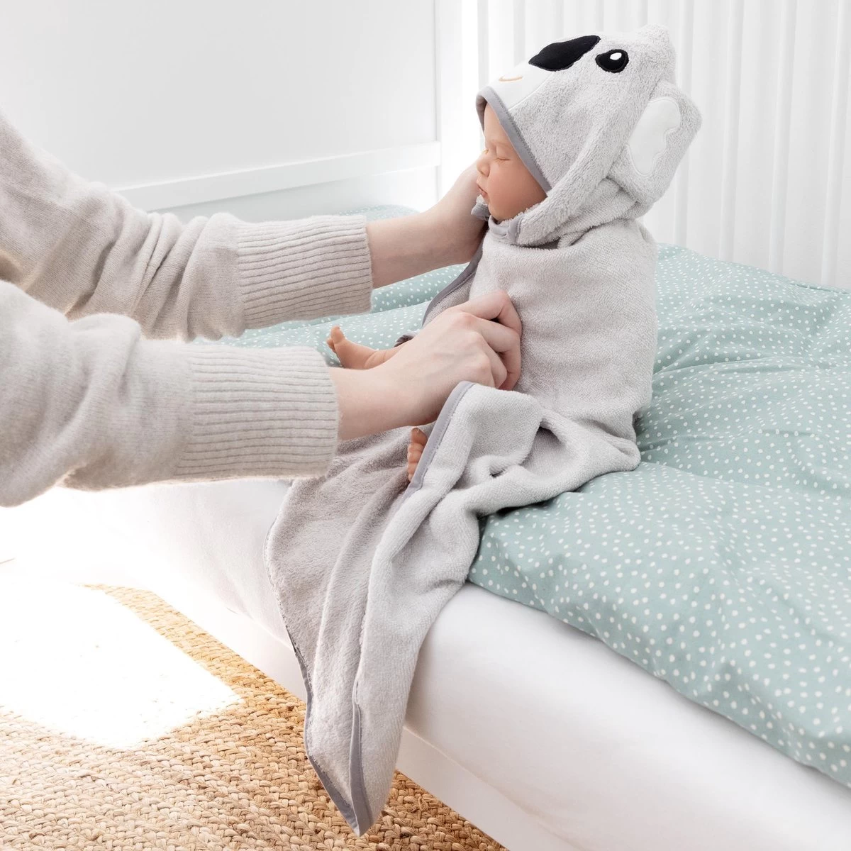 Navaris badcape met capuchon voor baby - Set met badcape en washandje - 100% bamboe - Voor baby's van 0-12 maanden - Oeko-tex gecertificeerd - Koala Navaris Badcape Met Capuchon Voor Baby - Set Met Badcape En Washandje - 100% Bamboe - Voor Baby's Van 0-12 Maanden - Oeko-tex Gecertificeerd - Koala -Winkel voor babyproducten 1200x1200 786