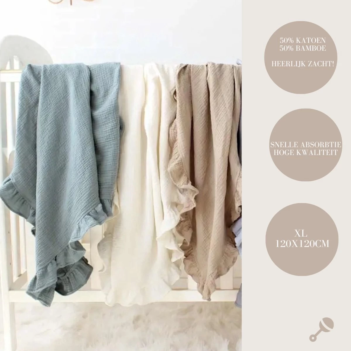 Hydrofiele Doeken - Hydrofiele Doek 2 Laags - Gebroken Wit - Ruffle - Off White - 120x120cm - Katoen en Bamboe - Hydrofiele Doek Ruffle - Swaddle - Hydrofiele Doeken Ruffle - Hydrofiele Doek Ruffle XL - Emmailloter - Kraamcadeau Hydrofiele Doeken - Hydrofiele Doek 2 Laags - Gebroken Wit - Ruffle - Off White - 120x120cm - Katoen En Bamboe - Hydrofiele Doek Ruffle - Swaddle - Hydrofiele Doeken Ruffle - Hydrofiele Doek Ruffle XL - Emmailloter - Kraamcadeau -Winkel voor babyproducten 1200x1200 838