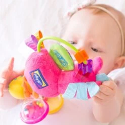 Playgro Clip Clop Rammelaar - Roze - Activiteitenspeeltje - Kraamkado -Winkel voor babyproducten 1200x1200 970