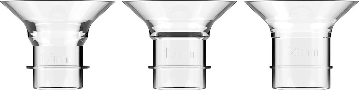 Borstschildverkleiners - elektrische draadloze borstkolf verkleiners – borstkolven – BPA vrij - 17mm 19mm 21mm – borstvoeding – set van 3 stuks Merkloos Borstschildverkleiners - Elektrische Draadloze Borstkolf Verkleiners – Borstkolven – BPA Vrij - 17mm 19mm 21mm – Borstvoeding – Set Van 3 Stuks -Winkel voor babyproducten