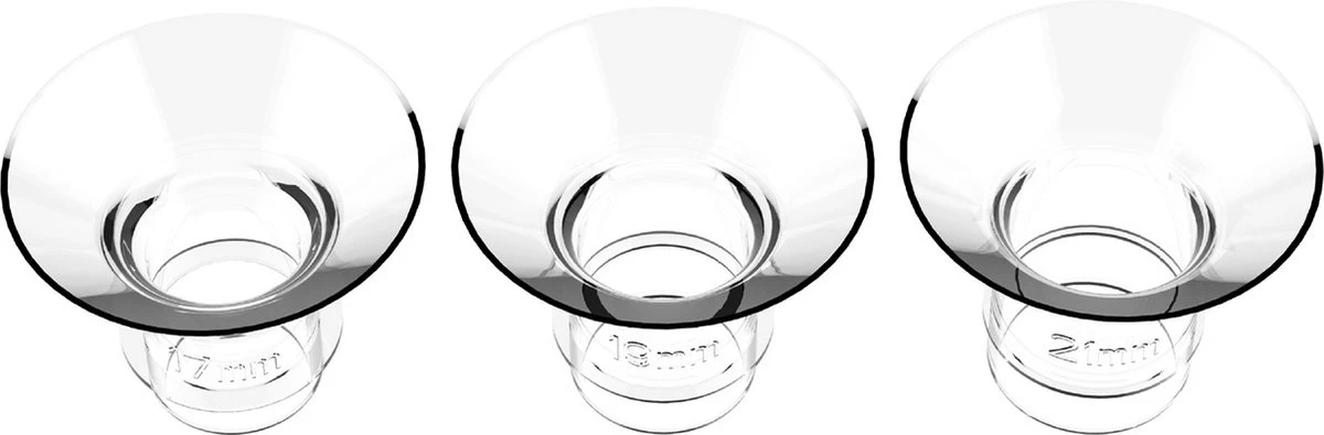 Borstschildverkleiners - elektrische draadloze borstkolf verkleiners – borstkolven – BPA vrij - 17mm 19mm 21mm – borstvoeding – set van 3 stuks Merkloos Borstschildverkleiners - Elektrische Draadloze Borstkolf Verkleiners – Borstkolven – BPA Vrij - 17mm 19mm 21mm – Borstvoeding – Set Van 3 Stuks -Winkel voor babyproducten