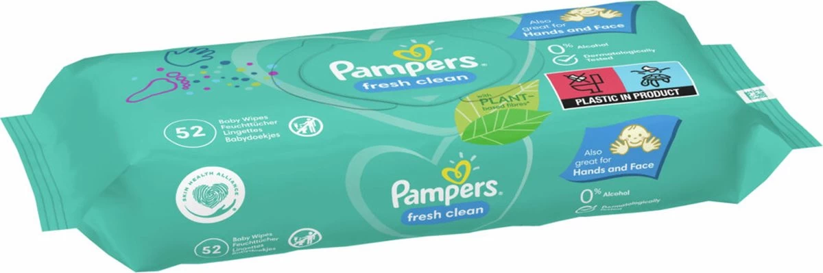 Pampers Fresh Clean Billendoekjes - 624 stuks Pampers® Pampers Fresh Clean Billendoekjes - 624 Stuks -Winkel voor babyproducten