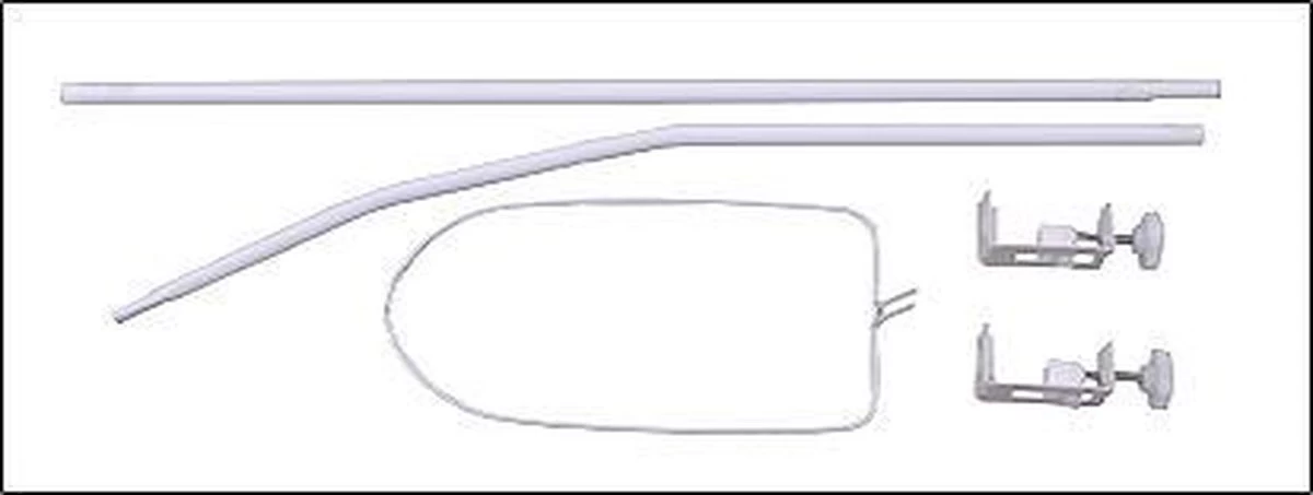 Sluierstang compleet om vast te klemmen - Piekstok - Hemelstaaf Sluierstang Compleet Om Vast Te Klemmen - Piekstok - Hemelstaaf -Winkel voor babyproducten