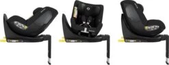 Maxi-Cosi Mica Eco I-Size Autostoeltje - 360° Draaibaar - Gerecyclede Stoffen - Authentic Black -Winkel voor babyproducten 1200x466