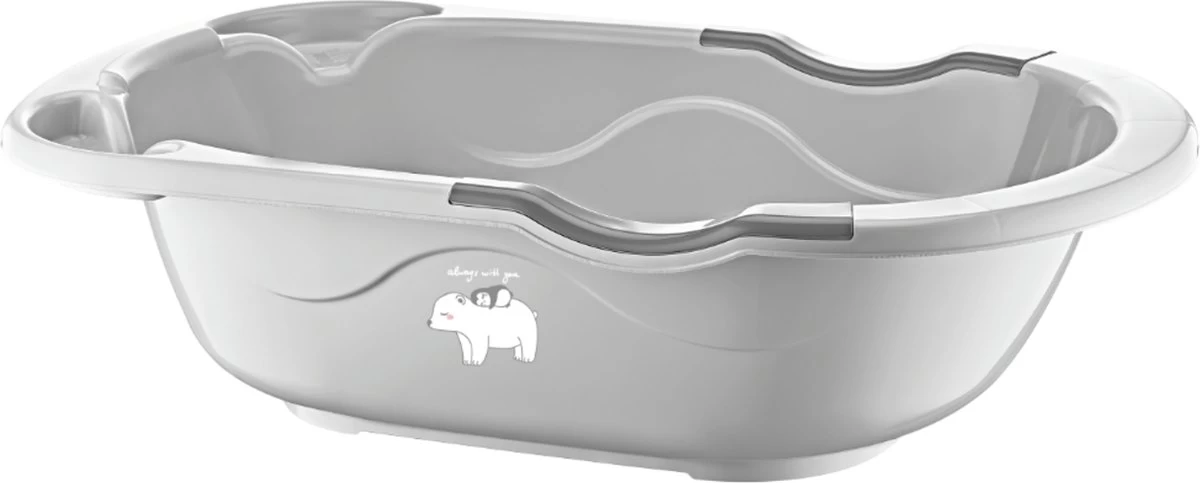 Badset + Standaard | Babyjem 6-delig Grijs IJsbeer Always with you Badset + Standaard | Babyjem 6-delig Grijs IJsbeer Always With You -Winkel voor babyproducten