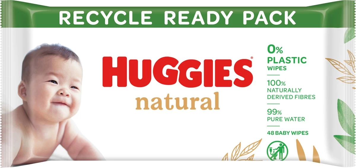 Huggies billendoekjes - 100% plasticvrij - biologisch afbreekbaar - 12 x 48 stuks - 576 doekjes Huggies Billendoekjes - 100% Plasticvrij - Biologisch Afbreekbaar - 12 X 48 Stuks - 576 Doekjes -Winkel voor babyproducten