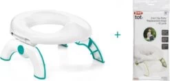 Oxo Tot 2-in-1 Plaspotje - Reispotje - WC Verkleiner - Teal -Winkel voor babyproducten 1200x574