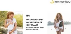 Minimonkey Mini Sling Draagzak - Zwart 6 Minimonkey Mini Sling Draagzak - Zwart -Winkel voor babyproducten 1200x579