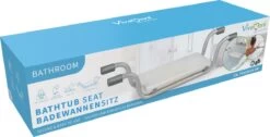 Vivamore Badzitje - Badstoeltje Tot Max. 150 KG - 74 X 23 X 18 CM - Badkruk - Anti-Slip Poten - Stevig Frame - Wit -Winkel voor babyproducten 1200x611 2