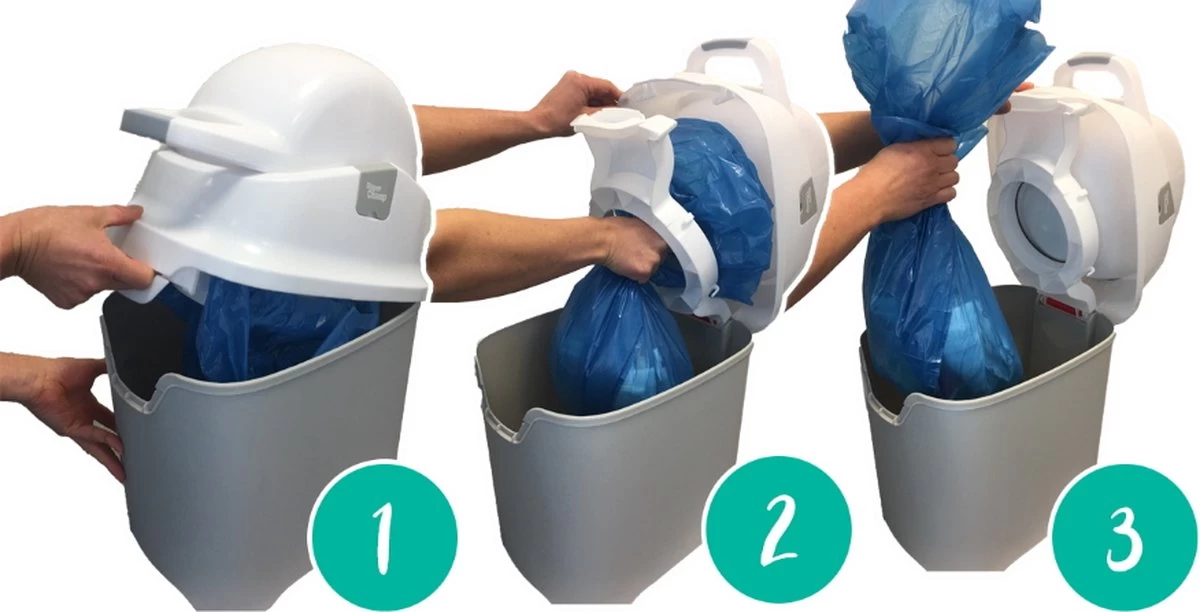 DiaperChamp ONE - Soft Silver - Standaard Luieremmer DiaperChamp ONE - Soft Silver - Standaard Luieremmer -Winkel voor babyproducten 1200x612 3