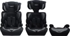 Cabino Autostoel Groep 1/2/3 (9-36kg) - Zwart-Grijs