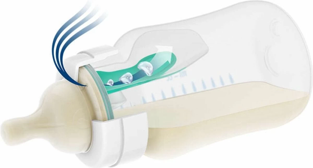 Philips Avent SCF813/14 Anti-Colic Babyfles - Met AirFree Ventiel - 260 ml - 1 Stuks Philips Avent SCF813/14 Anti-Colic Babyfles - Met AirFree Ventiel - 260 Ml - 1 Stuks -Winkel voor babyproducten 1200x645 2