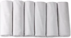 Flanellen Luiers- 6 PACK - Wit – FENSILO – Flanellen Doeken -Winkel voor babyproducten 1200x650