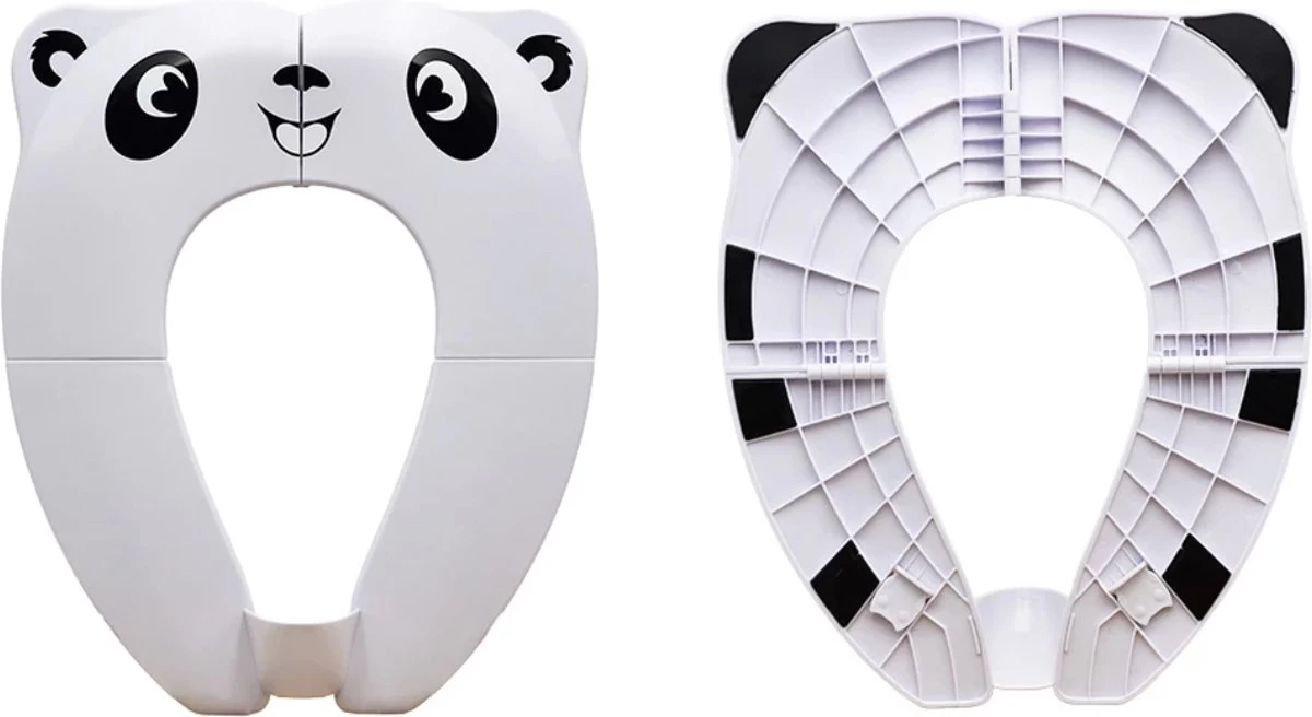 Panda Toiletbril - Opvouwbaar in opberg tasje - voor Kinderen - WC Bril Verkleinen - Zindelijkheidstraining - Wit Merkloos Panda Toiletbril - Opvouwbaar In Opberg Tasje - Voor Kinderen - WC Bril Verkleinen - Zindelijkheidstraining - Wit -Winkel voor babyproducten