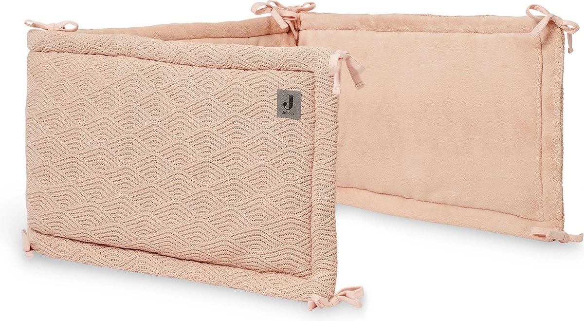 Jollein Bedomrander River Knit 180x35cm - Pale Pink Jollein Bedomrander River Knit 180x35cm - Pale Pink -Winkel voor babyproducten 1200x659 7
