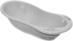 MamaLoes Babybadje - Grijs - 86x38 Cm - Inclusief Stop