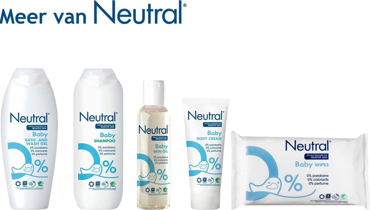 Neutral Baby Parfumvrij Huidolie voor de gevoelige babyhuid 150 ml Neutral Baby Parfumvrij Huidolie Voor De Gevoelige Babyhuid 150 Ml -Winkel voor babyproducten