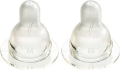 Difrax Flessenspeen Natural - Maat Medium - 2 Stuks