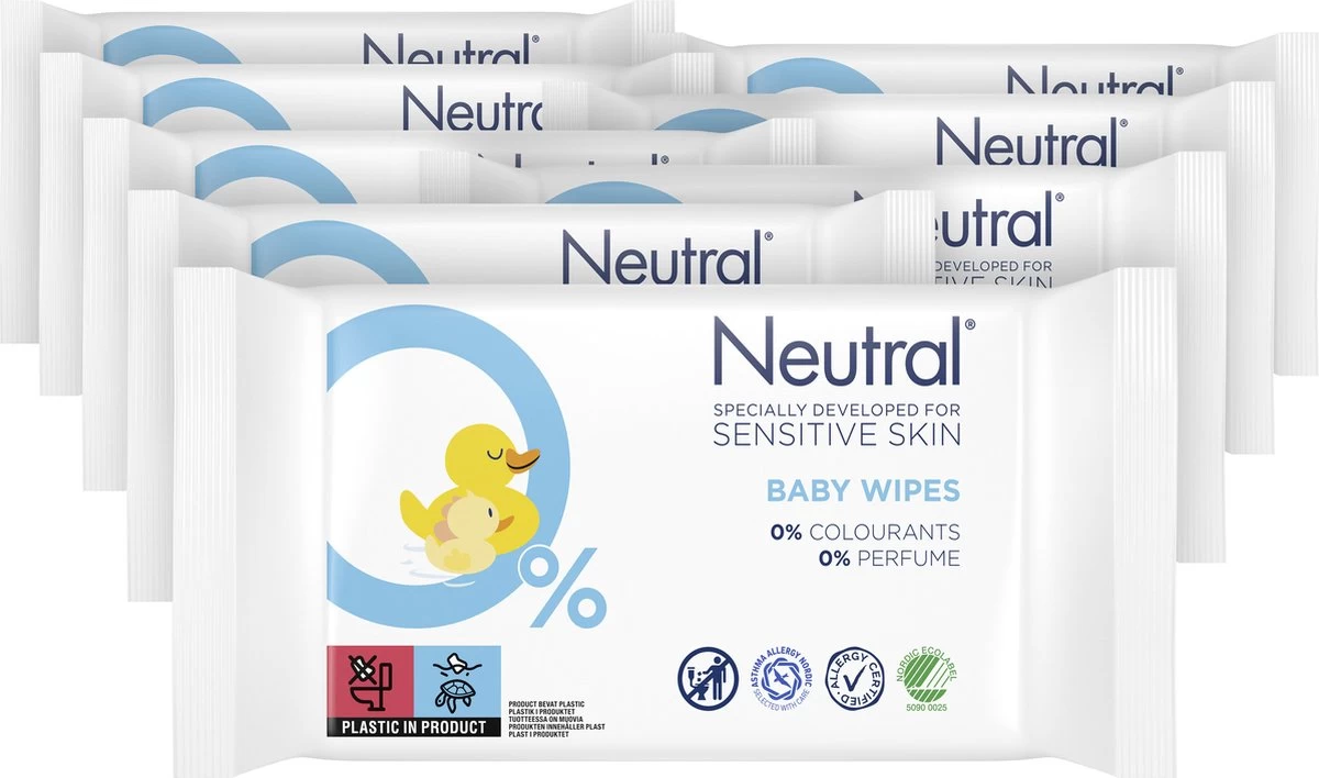 Neutral Baby Billendoekjes Parfumvrij - 504 doekjes - Voordeelverpakking Neutral Baby Billendoekjes Parfumvrij - 504 Doekjes - Voordeelverpakking -Winkel voor babyproducten