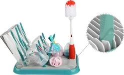 Nevi Afdruiprek Met Lekbak - Afdruipmat Voor 10 Flessen - Opvouwbaar Droogrek Babyfles - Inclusief Afwasborstel -Winkel voor babyproducten 1200x726 2