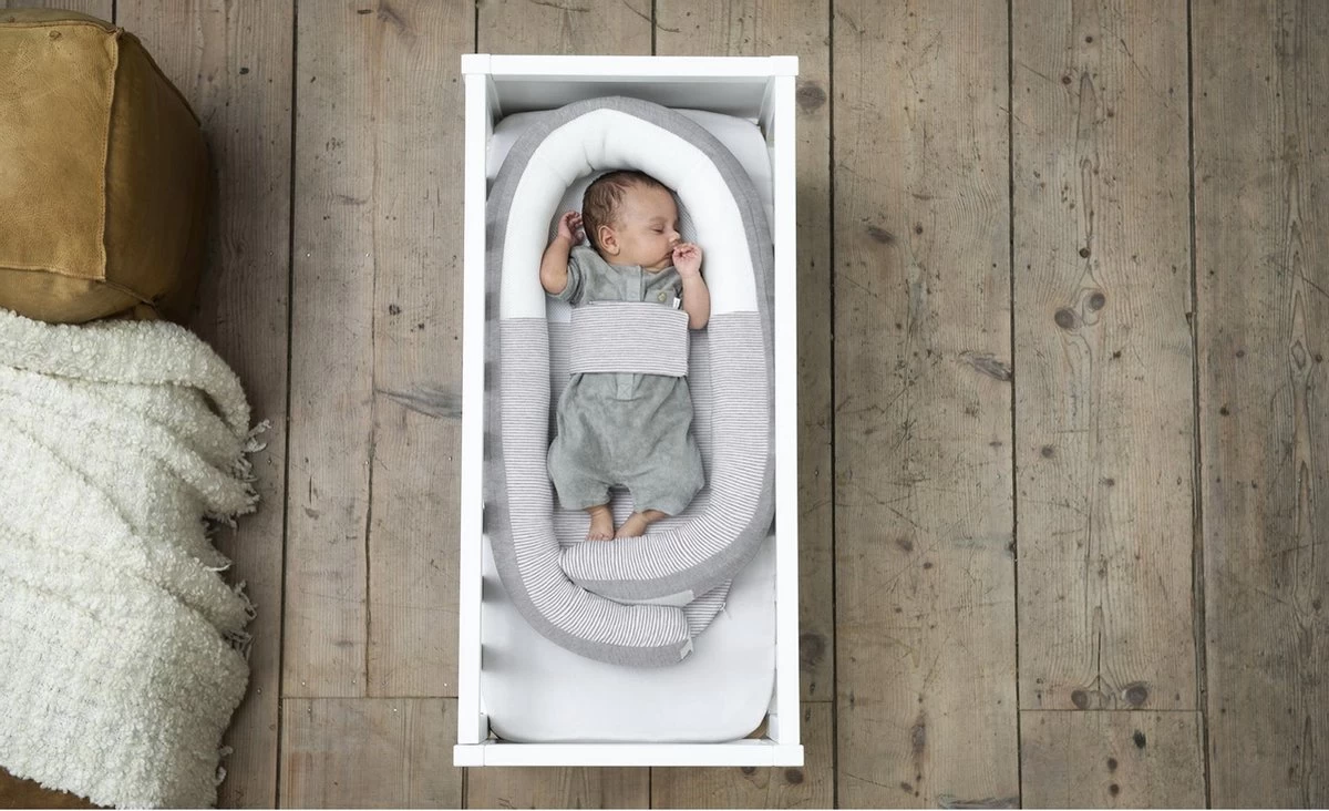 Doomoo Cocoon - Babynestje - Biologisch Katoen en 74 x 46 cm - Classic Grey Doomoo Cocoon - Babynestje - Biologisch Katoen En 74 X 46 Cm - Classic Grey -Winkel voor babyproducten 1200x732 5