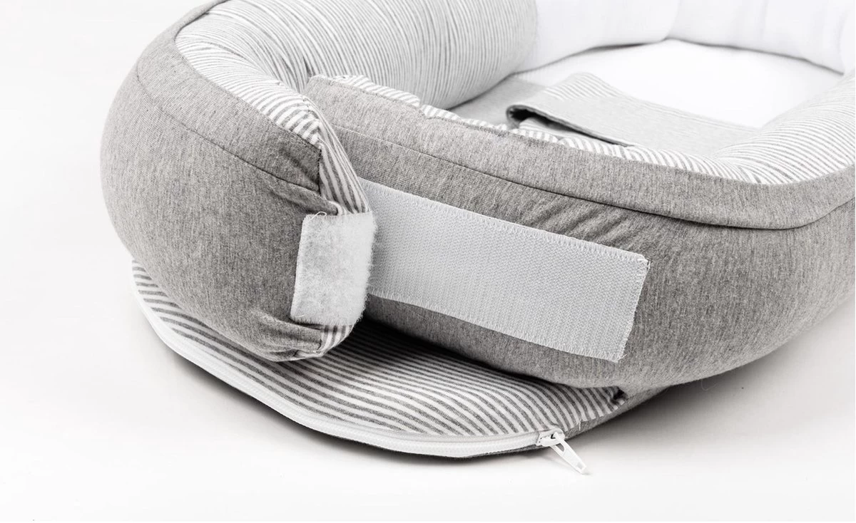 Doomoo Cocoon - Babynestje - Biologisch Katoen en 74 x 46 cm - Classic Grey Doomoo Cocoon - Babynestje - Biologisch Katoen En 74 X 46 Cm - Classic Grey -Winkel voor babyproducten 1200x734 6