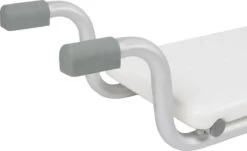 Vivamore Badzitje - Badstoeltje Tot Max. 150 KG - 74 X 23 X 18 CM - Badkruk - Anti-Slip Poten - Stevig Frame - Wit -Winkel voor babyproducten 1200x735