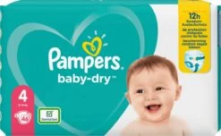 Pampers® Pampers Baby-Dry Maat 4, 46 Luiers, Tot 12 Uur Bescherming, 9-14kg -Winkel voor babyproducten 1200x740 1
