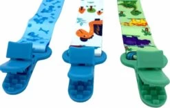 Set 3 Stuks Speenkoord - Funky Dinosaurus - Dino Thema - Cozy Cake® -Winkel voor babyproducten 1200x761 3