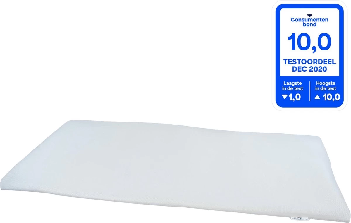 ABZ airgosafe topper - 60x120x3 cm - Wit ABZ Airgosafe Topper - 60x120x3 Cm - Wit -Winkel voor babyproducten 1200x761 7
