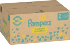 Pampers® Pampers Premium Protection - Maat 2 (4kg - 8kg) - 240 Luiers - Maandbox -Winkel voor babyproducten 1200x762