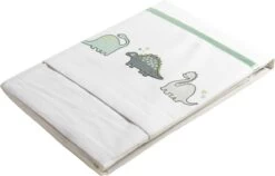 Briljant Baby Laken Met Bies Voor Ledikant 100 X 150 - Dino - Groen -Winkel voor babyproducten 1200x770 3