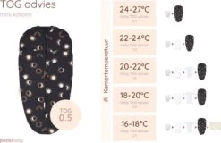 Puckababy Inbakerslaapzak Original Mini - 3-6 Maanden - Cotton - Eclipse Night -Winkel voor babyproducten 1200x777 12