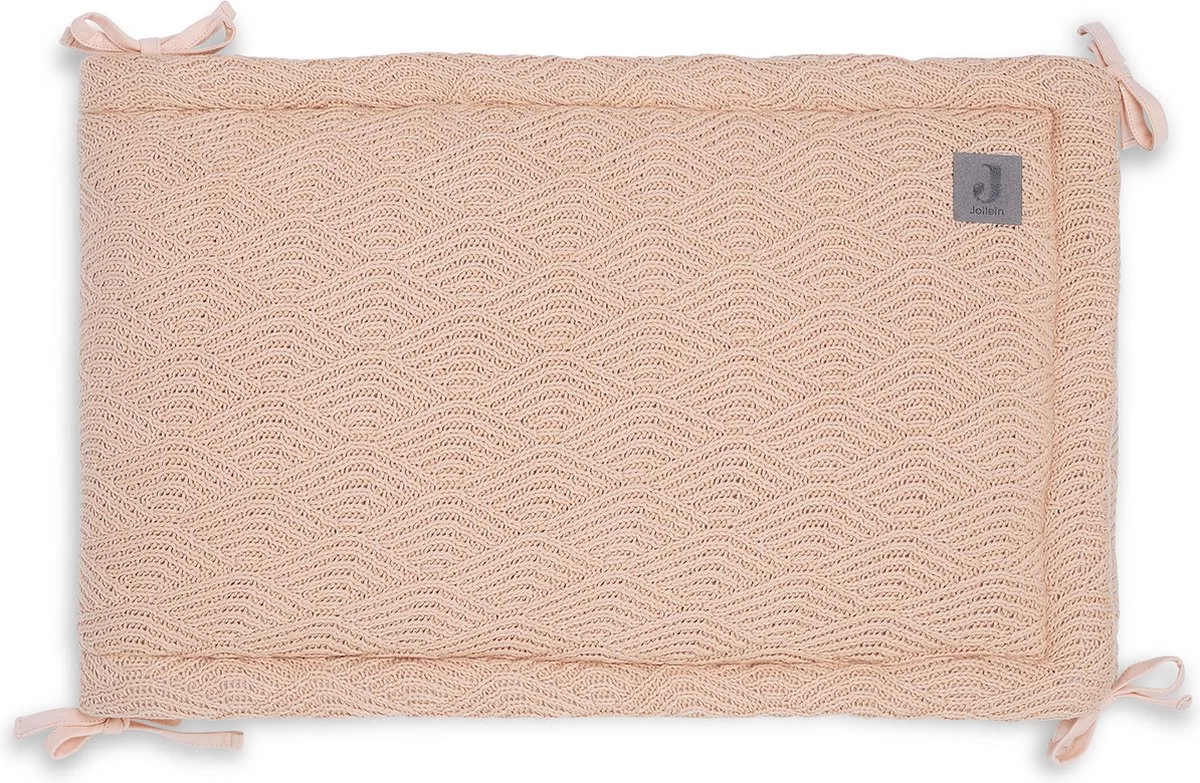 Jollein Bedomrander River Knit 180x35cm - Pale Pink Jollein Bedomrander River Knit 180x35cm - Pale Pink -Winkel voor babyproducten 1200x783 4