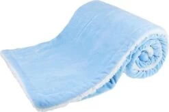 Soft Touch Fleece Deken Stars Junior 75x100 Cm Polyester Blauw