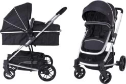 Bebies First Combi Kinderwagen Traffic - Zwart