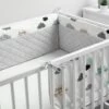 Sensillo Baby Bedbumper - Bedomrander - Anti Stootrand Ledikant - Bed Zijbeschermers - 180x30cm - Grijze Wolkjes 1 Sensillo Baby Bedbumper - Bedomrander - Anti Stootrand Ledikant - Bed Zijbeschermers - 180x30cm - Grijze Wolkjes -Winkel voor babyproducten 1200x800 421