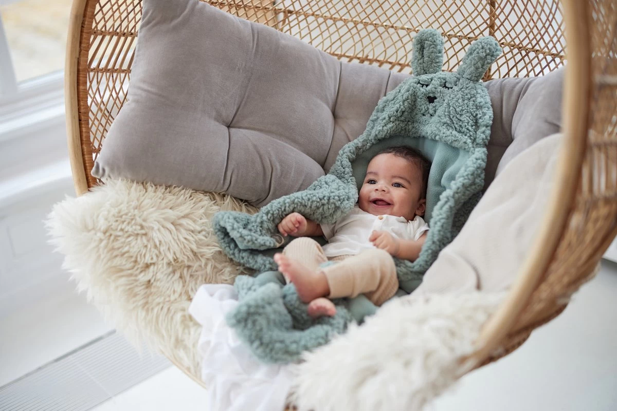 Jollein Wikkeldeken Bunny 100x105cm - Ash Green Jollein Wikkeldeken Bunny 100x105cm - Ash Green -Winkel voor babyproducten 1200x800 509