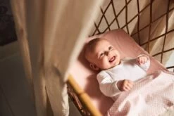 Jollein Baby Laken Wieg 75x100cm Snake - Pale Pink -Winkel voor babyproducten 1200x800 550