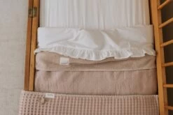Koeka Baby Lakentje Ledikant Ruffle - Wit 110x140cm -Winkel voor babyproducten 1200x800 557