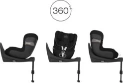 Cybex Sirona SX2 I-Size Autostoel Incl. ISOFIX Base - Moon Black 5 Cybex Sirona SX2 I-Size Autostoel Incl. ISOFIX Base - Moon Black -Winkel voor babyproducten 1200x808 1