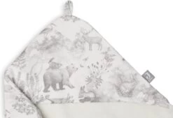 Jollein Badcape 75x75cm Pimpelmees - Forest Animals -Winkel voor babyproducten 1200x821 1